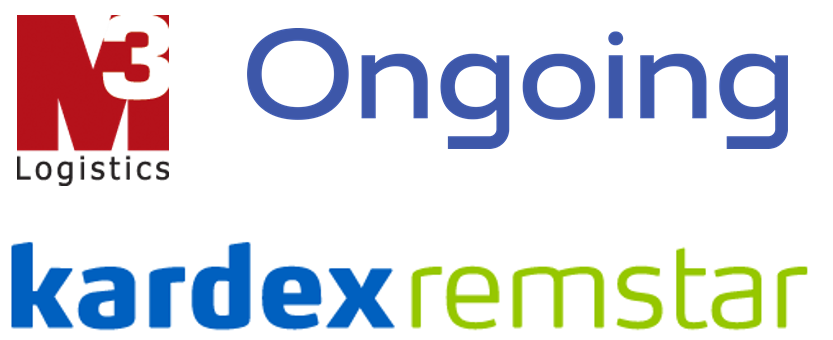 M3, Ongoing and Kardex remstar logos