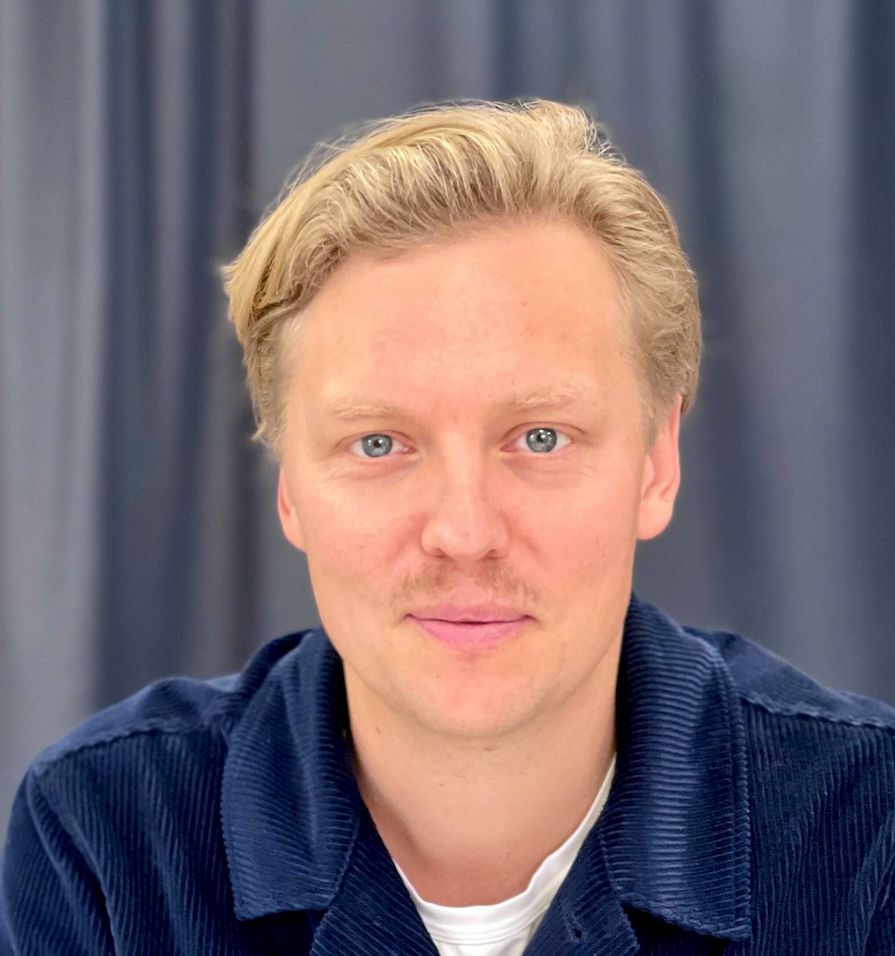 Smiling man in portrait picture