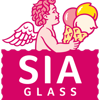 Sia glass logo.