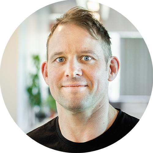 Portrait of smiling man