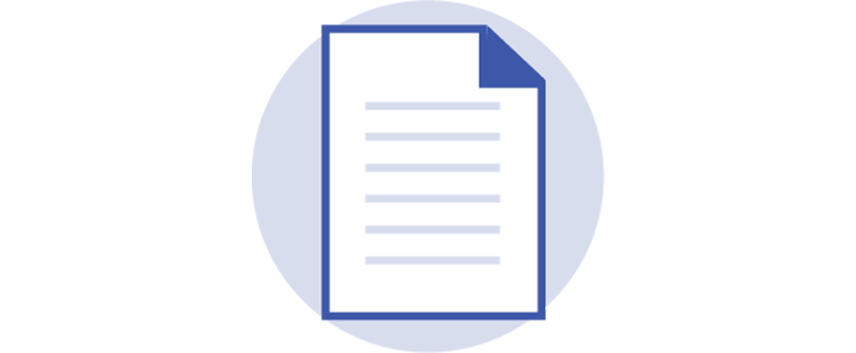 Illustration of a paper.